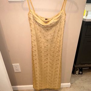Cue Made In Australia Vintage Yellow Gold Dress